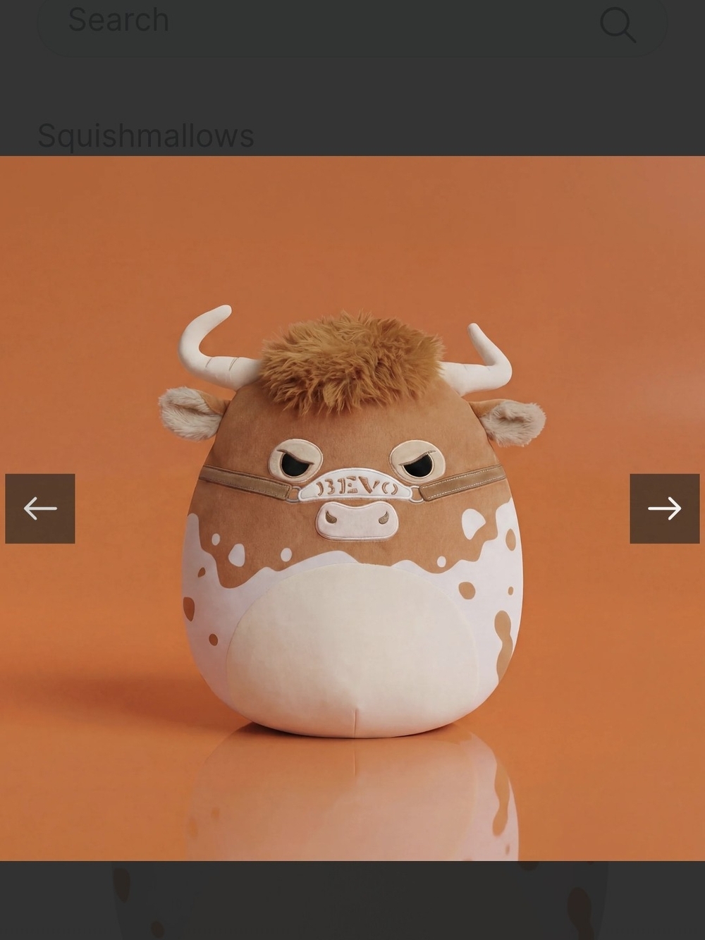 🤘🏽🧡 COMING SOON Squishmallows Texas Longhorns Bevo XV 12” First Edition🧡🤘🏽